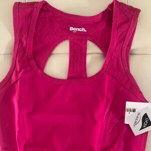 Bench Lycra Pink Racer Back Tank Top/Exercise Top
